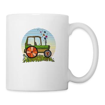 Tractor - Mug - white - Right