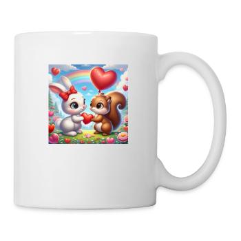 Valentinstag 1000px - Tasse - Weiß - Rechts