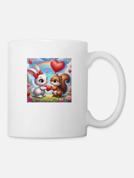saint valentin 1000px - Mug blanc - blanc
