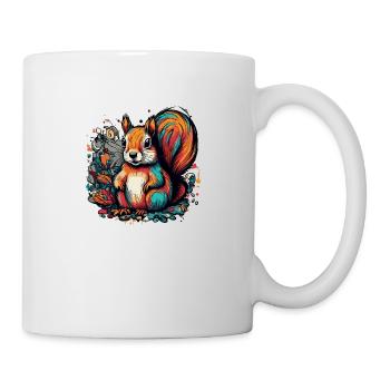 Écureuil - Mug blanc - blanc - Droite