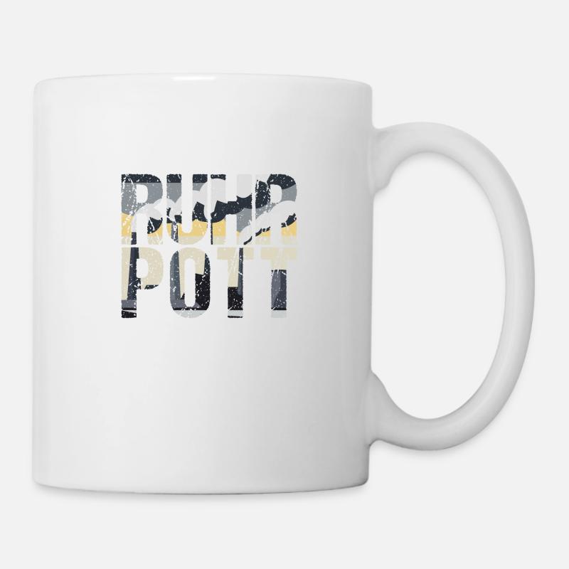 Ruhrpott Schriftzug - Tasse - Weiß