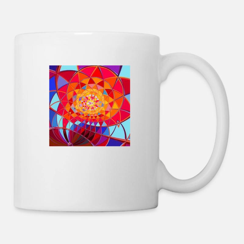 Blume - Tasse - Weiß