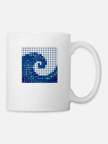 wave - Mug - white
