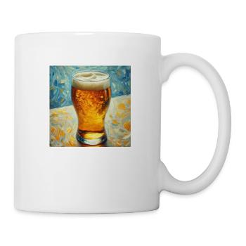 Beer Painting - Tasse - Weiß - Rechts