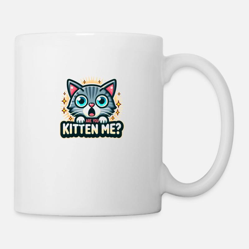 Are you kitten me? - Mug - white