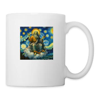 God in a Van Gogh - Mug - white - Right