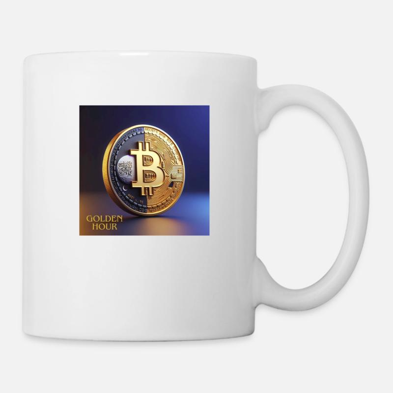 Bitcoin Golden Hour - Mug - white