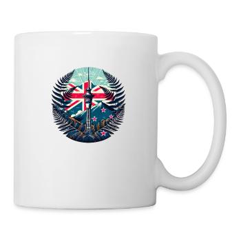 Neuseeland Aotearoa Kiwi 15 - Tasse - Weiß - Rechts