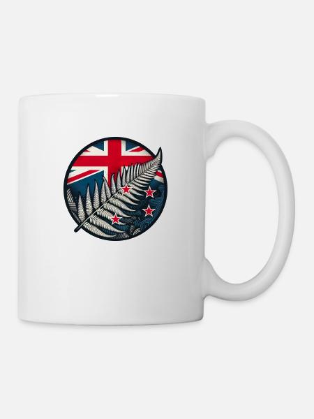 Neuseeland Aotearoa Kiwi 4 - Tasse - Weiß