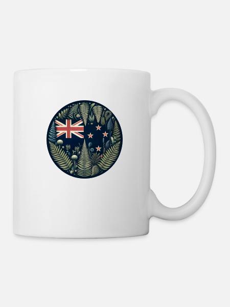 Neuseeland Aotearoa Kiwi 8 - Tasse - Weiß