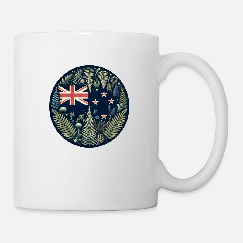 Neuseeland Aotearoa Kiwi 8 - Tasse - Weiß