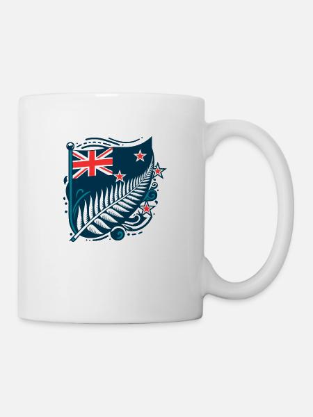 Neuseeland Aotearoa Kiwi 16 - Tasse - Weiß