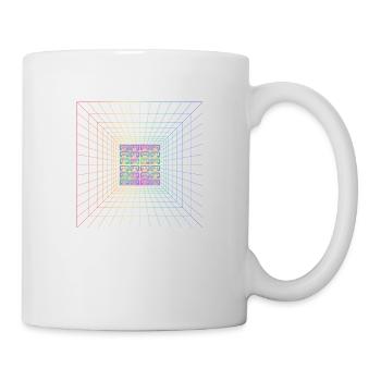 90er Design - Tasse - Weiß - Rechts