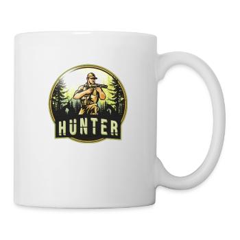 Hunter der Jäger - Tasse - Weiß - Rechts
