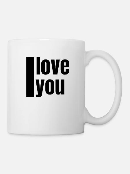 Je t'aime - Mug blanc - blanc