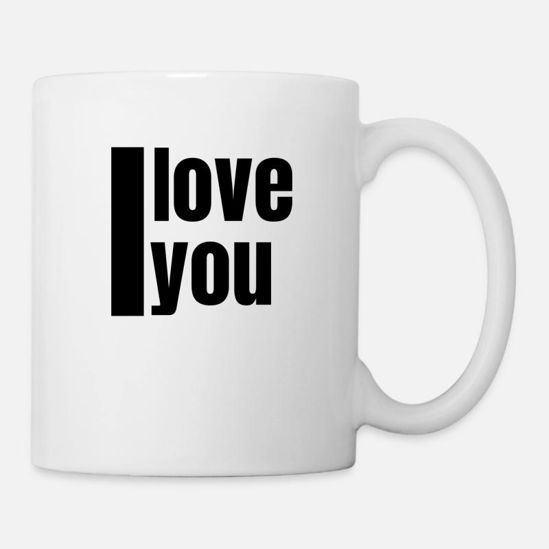 Je t'aime - Mug blanc - blanc