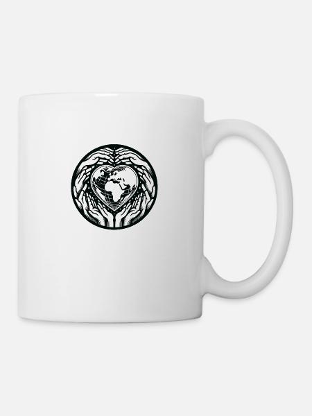Eine Welt - Tasse - Weiß