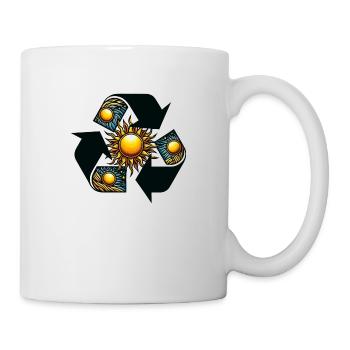 Recycling Sun - Mug - white - Right