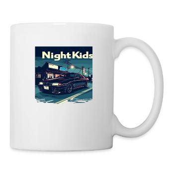 NightKids Skyline R32 - Tasse - Weiß - Rechts