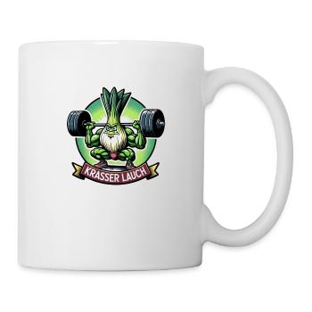 Krasser Lauch - Tasse - Weiß - Rechts
