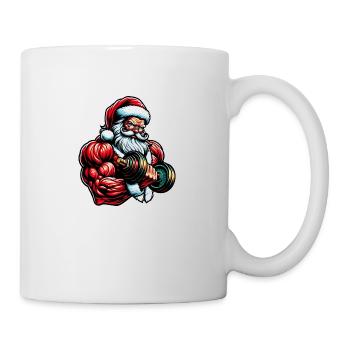 Curling Santa - Tasse - Weiß - Rechts
