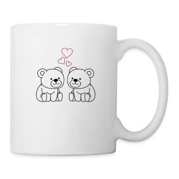 Teddy Bear Love - Mug - white - Right