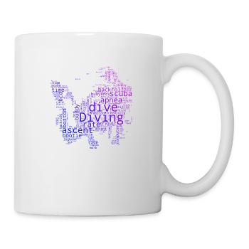Scuba Diving Diving Men's Scuba Diver - Mug - white - Right