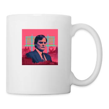 Italienischer Politiker Vaporwave "Pippuzzo" - Tasse - Weiß - Rechts