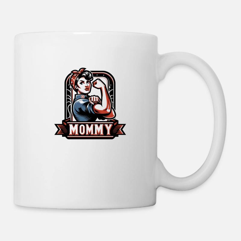 Muscle Mommy Simple - Mug - white