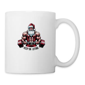 Keep on Lifting Santa Style - Mug - white - Right