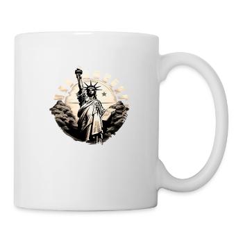 New York, États-Unis, Amérique, Voyage, Ville touristique - Mug blanc - blanc - Droite