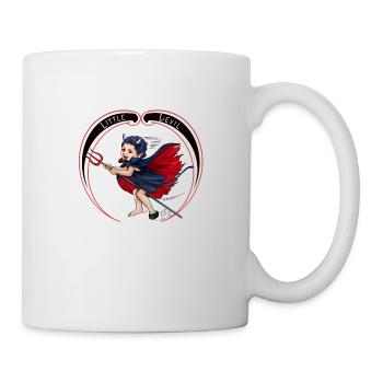 kleines Teufelchen - Tasse - Weiß - Rechts