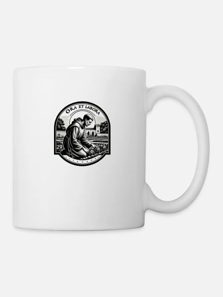 Ora Et Labora - Tasse - Weiß