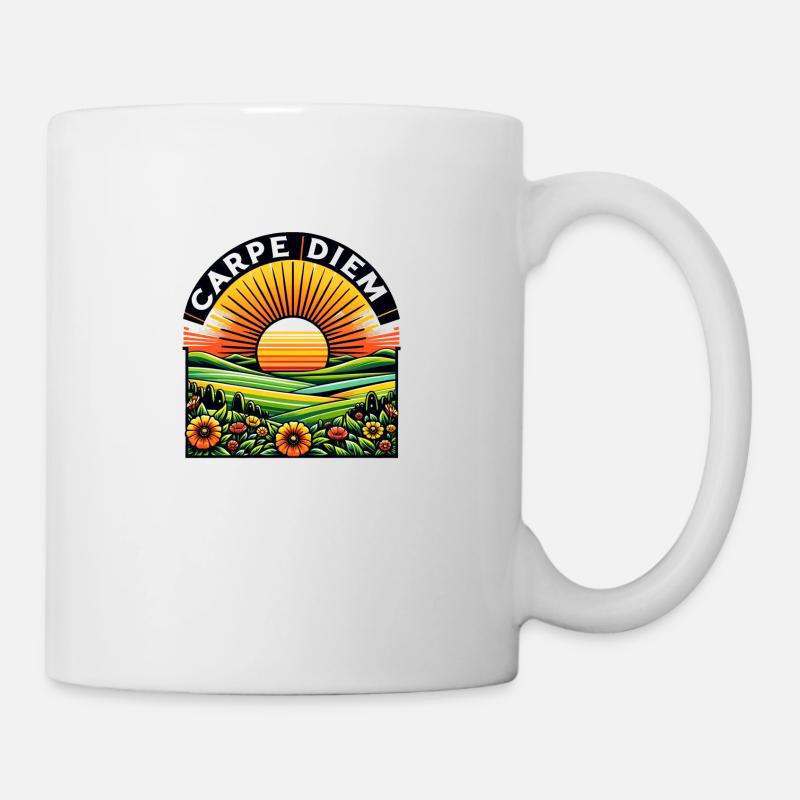 Carpe Diem - Mug blanc - blanc