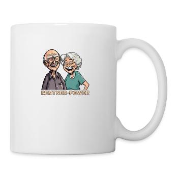 Rentner Power Senioren - Tasse - Weiß - Rechts