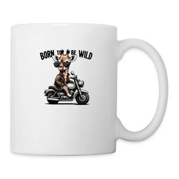 Geboren um wild zu sein. - Tasse - Weiß - Rechts