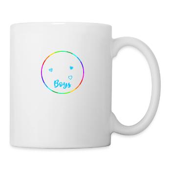 Mom of Boys - Tasse - Weiß - Rechts
