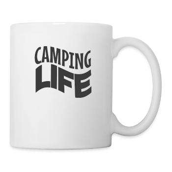 Camping Life Lifestyle Camping-car Tentes Nature - Mug blanc - blanc - Droite