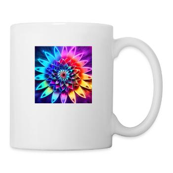 Fleur - Mug blanc - blanc - Droite