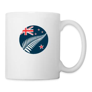 Neuseeland Aotearoa Kiwi 5 - Tasse - Weiß - Rechts
