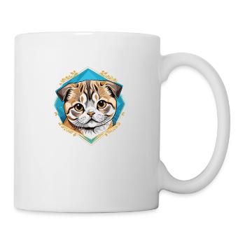 Scottish Fold Cat - Mug - white - Right