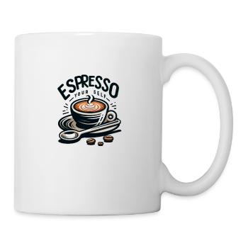 Espresso yourself - Tasse - Weiß - Rechts