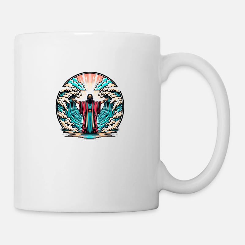 Moses divides the sea. - Mug - white
