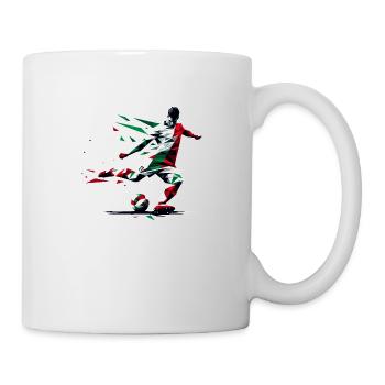 Fussball Italien - Tasse - Weiß - Rechts