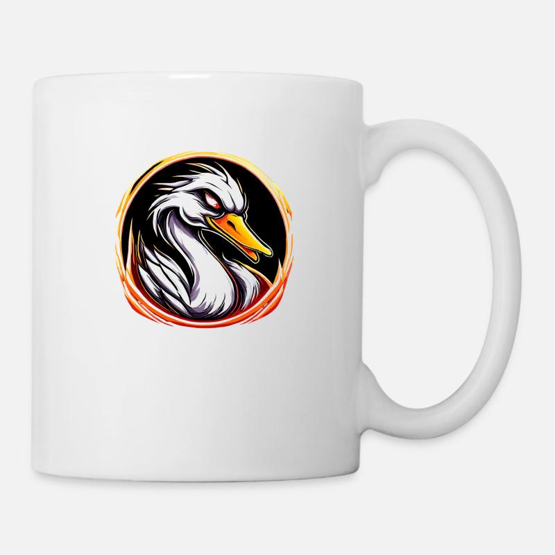 Angry Swan - Mug - white