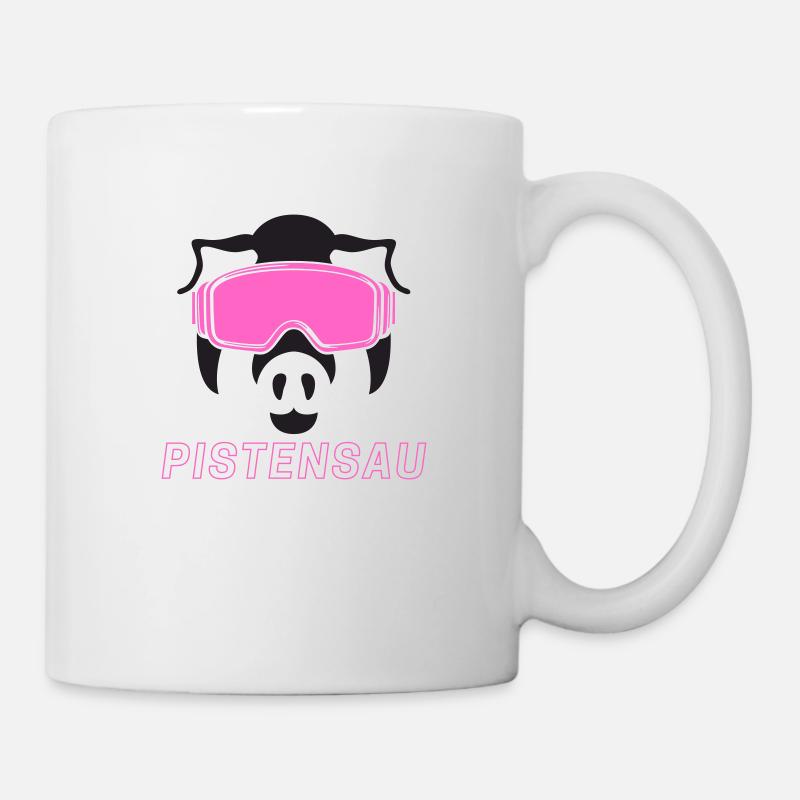 Après Ski Pistensau - Tasse - Weiß