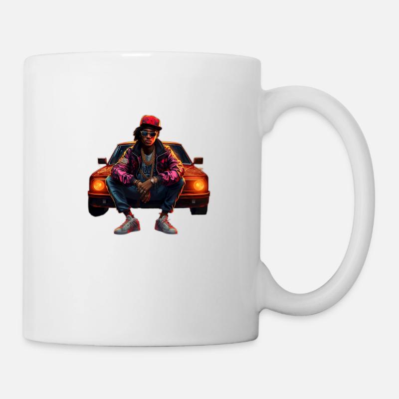 Hip Hop Rapper - Tasse - Weiß