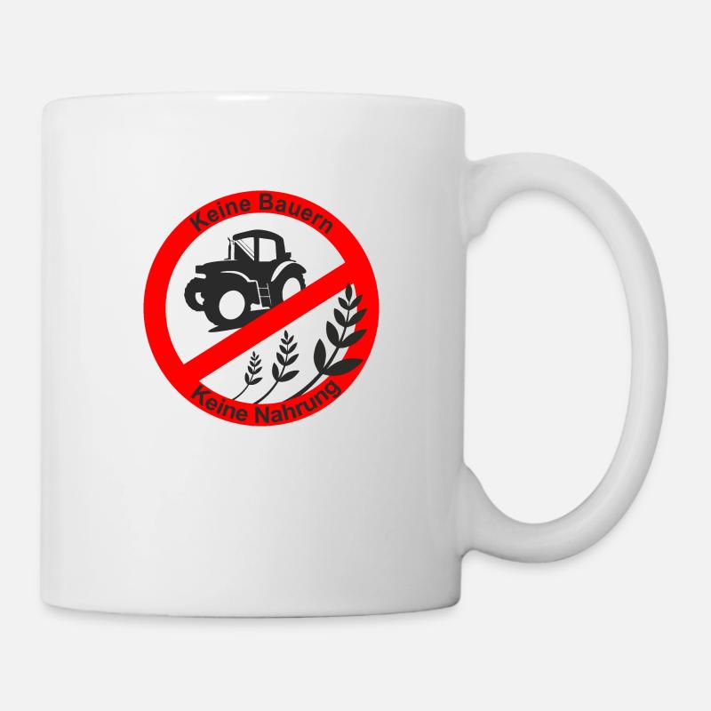 Farmers Farmer Tractor Tractors - Mug - white