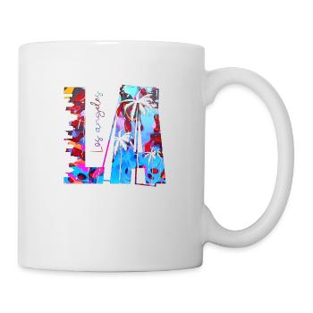 Los Angeles, États-Unis, États-Unis, Californie, Patriot Travel - Mug blanc - blanc - Droite