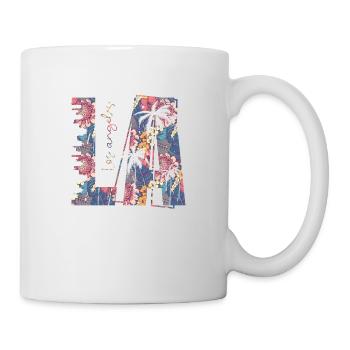 Los Angeles, États-Unis, États-Unis, Californie, Patriot Travel - Mug blanc - blanc - Droite